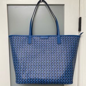 Tory Burch Ever Ready Zip Tote, Mediterranean Blue